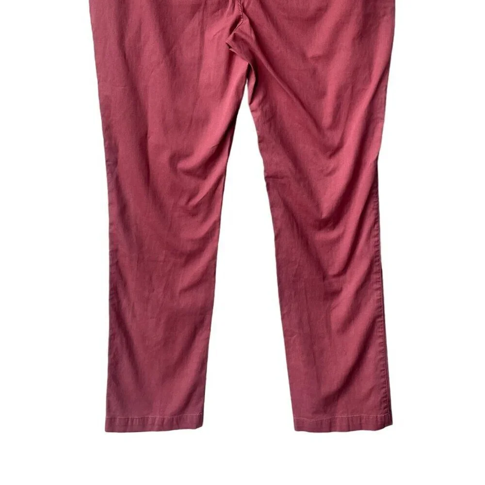 Banana Republic Mens Aiden Fit Chino Size 32X32 Red Dress‎ Pant
